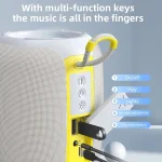 T&G TG655 Outdoor Portable TWS Wireless Bluetooth Speaker LED Light Stereo Subwoofer - Image 6