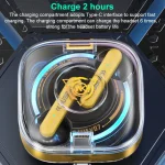 WK V07 Vanguard Series Starshards Wireless Bluetooth Earphone, V07 (Black), V07 (Yellow) - Image 4