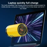 WK WP-U01 Mecha Series Energy Bar 65W Gallium Nitride Dual USB-C / Type-C + USB Charger, CN Plug - Image 2