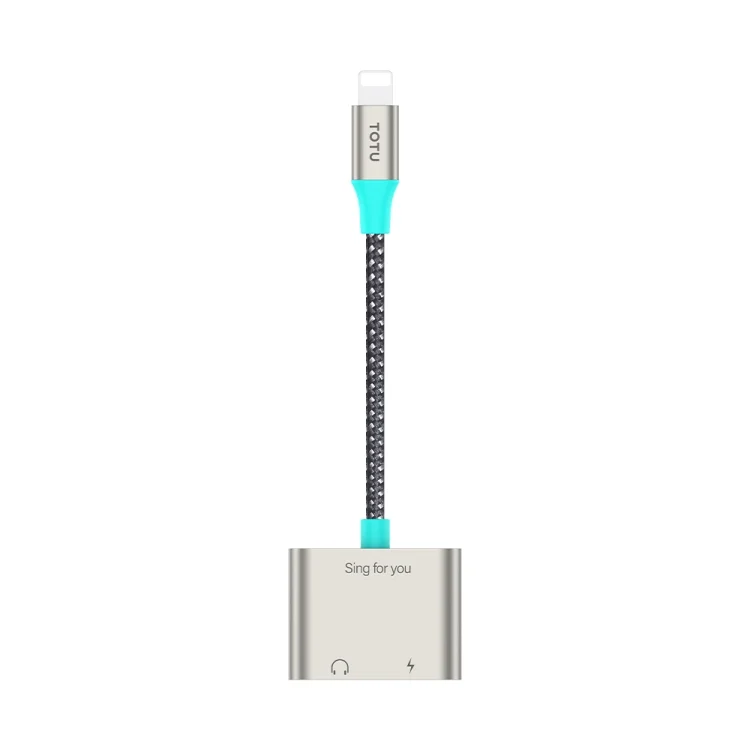 TOTU AD-2 8 Pin to 8 Pin + 3.5mm Audio Adapter