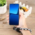 Dopamine Color Double Buckle Twist Rope Short Lanyard - Image 4