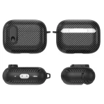 Carbon Fiber Texture Wireless Earphones Case with Security Lock, For AirPods Pro 2, For AirPods 3 - Image 3