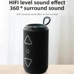 T&G TG-656 Portable Wireless 3D Stereo Subwoofer Bluetooth Speaker Support FM / LED Atmosphere Light, TG-656 - Image 4