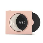 X09 Moon Clock Bluetooth Speaker Desktop Smart Wireless Speaker, X09 (Pink), X09 (Yellow), X09 (White), X09 (Black)
