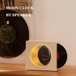 X09 Moon Clock Bluetooth Speaker Desktop Smart Wireless Speaker, X09 (Pink), X09 (Yellow), X09 (White), X09 (Black) - Image 2