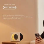 X09 Moon Clock Bluetooth Speaker Desktop Smart Wireless Speaker, X09 (Pink), X09 (Yellow), X09 (White), X09 (Black) - Image 3