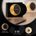X09 Moon Clock Bluetooth Speaker Desktop Smart Wireless Speaker, X09 (Pink), X09 (Yellow), X09 (White), X09 (Black) - Image 4