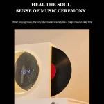 X09 Moon Clock Bluetooth Speaker Desktop Smart Wireless Speaker, X09 (Pink), X09 (Yellow), X09 (White), X09 (Black) - Image 5