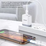 PISEN 3.0A PD Fast Charging Cable, 1m Type-C to 8 Pin - Image 4