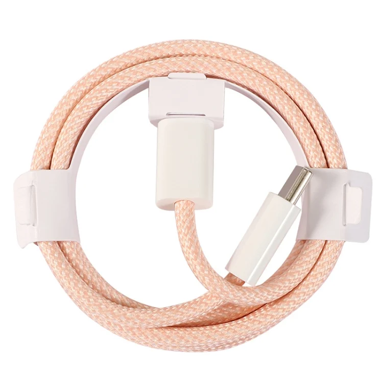 EDA005574401A_1.webp 1m USB-C / Type-C to Type-C Macaron Braided Charging Cable - Image 5