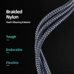 DUZZONA A8 2.4A USB to USB-C/Type-C Charging Data Cable, 1m, 2m - Image 6