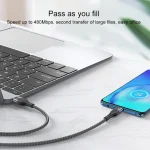 Yesido CA121C 2A USB to USB-C / Type-C Fast Charging Data Cable, USB to USB-C / Type-C - Image 2