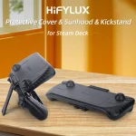 Hifylux 3 in 1 Gaming Console Protector Guard Monitor Cover Sun Hood Kickstand Holder Mount, For Steam Deck - Image 3