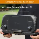 Hifylux 3 in 1 Gaming Console Protector Guard Monitor Cover Sun Hood Kickstand Holder Mount, For Steam Deck - Image 6