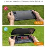 Hifylux 3 in 1 Gaming Console Protector Guard Monitor Cover Sun Hood Kickstand Holder Mount, For Steam Deck - Image 7