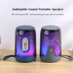 T&G TG-652 Portable RGB Light Transparent Bluetooth Speaker, TG-652 - Image 2