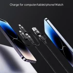 USAMS US-SJ645 U85 1.2m PD100W 6 in 1 Alloy Multifunctional Fast Charging Cable, 1.2m - Image 4