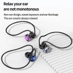 A59 Open Air Conduction Built-in Microphone Wireless Bluetooth Neckband Earphone, A59 - Image 2