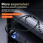 A59 Open Air Conduction Built-in Microphone Wireless Bluetooth Neckband Earphone, A59 - Image 3
