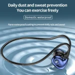 A59 Open Air Conduction Built-in Microphone Wireless Bluetooth Neckband Earphone, A59 - Image 4