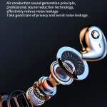 A59 Open Air Conduction Built-in Microphone Wireless Bluetooth Neckband Earphone, A59 - Image 5