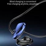 A60 Open Air Conduction Built-in Microphone Wireless Bluetooth Neckband Earphone, A60 - Image 5