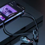 A60 Open Air Conduction Built-in Microphone Wireless Bluetooth Neckband Earphone, A60 - Image 6