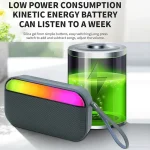 BS56 LED Portable Subwoofer TWS Wireless Bluetooth Speaker - Image 7