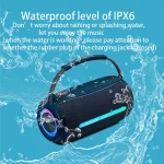 T&G X360 20W RGB Colorful Bluetooth Speaker Portable Outdoor 3D Stereo Speaker, X360 - Image 3