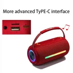 T&G X360 20W RGB Colorful Bluetooth Speaker Portable Outdoor 3D Stereo Speaker, X360 - Image 4