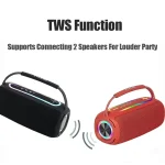 T&G P11 Pro 20W Portable 3D Stereo Bluetooth Speaker with RGB Colorful Light, P11 Pro - Image 4