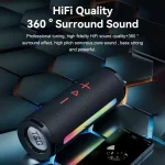 T&G TG374 Portable 3D Stereo Bluetooth Speaker Subwoofer Support FM / TF Card / RGB Light, TG374 - Image 7