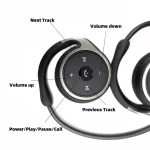 T&G A23 Binaural Hanging Neck Sports TWS Wireless Bluetooth Earphone - Image 2