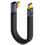240W 40Gbps USB-C / Type-C Male to USB-C / Type-C Male Flexible Board Data Cable, Type-C Male to Type-C Male Side Bend, Type-C Male to Type-C Male 3D Bend, Type-C Male to Type-C Male Middle Bend