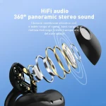 Hileo Hi82 TWS Wireless Bluetooth In-ear Sports Noise Reduction Earphone, Hi82 - Image 6