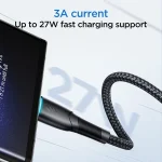 JOYROOM SA32-AC3 Starry Series 3A USB to USB-C / Type-C Fast Charging Data Cable, 3A - Image 2