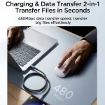 JOYROOM SA32-AC3 Starry Series 3A USB to USB-C / Type-C Fast Charging Data Cable, 3A - Image 8