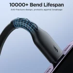 JOYROOM SA38-AC3 3A USB to USB-C / Type-C Coiled Fast Charging Data Cable, USB to USB-C / Type-C - Image 7