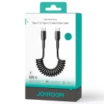 JOYROOM SA38-CC3 60W USB-C / Type-C to USB-C / Type-C Coiled Fast Charging Data Cable, USB-C / Type-C to USB-C / Type-C - Image 10
