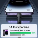 JOYROOM SA38-CL3 30W USB-C / Type-C to 8 Pin Coiled Fast Charging Data Cable, USB-C / Type-C to 8 Pin - Image 3