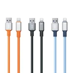 WK WDC-17 2.4A USB to 8 Pin Silicone Data Cable, Length: 1.2m, USB to 8 Pin - Image 2