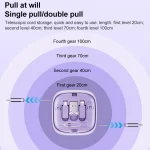 WK WDC-15 Pioneer Series 65W USB-C/Type-C to USB-C/Type-C Multifunctional Telescopic Storage Data Cable, Length: 1m - Image 4