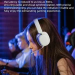 T1 Foldable Phone Audio ENC Noise Reduction Wireless Gaming Headphones with Mic, T1 - Image 2