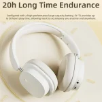 T2 Foldable High Definition Stereo ENC Noise Reduction Wireless Gaming Headphones with Mic, T2 - Image 7