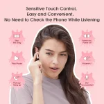 ONIKUMA T301 Transparent Cartoon Wireless Bluetooth Earphone - Image 8