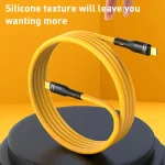 USB-C / Type-C to USB-C / Type-C Liquid Silicone Charging Data Cable, Length: 1.2m, USB-C / Type-C to USB-C / Type- - Image 6