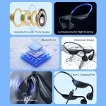 AWEI A895BL Air Conduction Luminous Sports Bluetooth Earphones, A895BL - Image 3