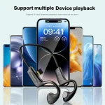 AWEI A896BL Air Conduction Sports Bluetooth Earphones Support TF Card, A896BL - Image 7