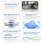 AWEI A897BL Air Conduction Noise Reduction Sports Bluetooth Earphones, A897BL - Image 3