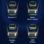 awei T52 ANC TWS Gaming Bluetooth Earbuds, T52 - Image 3